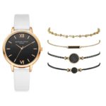 Montre analogique à quartz et bracelets pour femme, Set de 5 pièces – Image 6