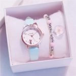 Ensemble 2 pièces, montre et bracelet pour enfant, Chat – Image 8