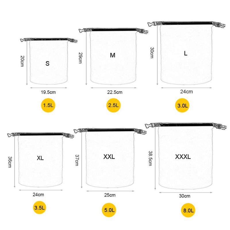 Lot de 6 sacs étanches pour activités en plein air – Image 6