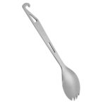 Fourchette en acier inoxydable à long manche avec ouvre-bouteille, Camping – Image 4