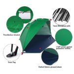 Tente de Camping pour 2 personnes, couche unique, anti-uv, abri solaire, ombrage – Image 4