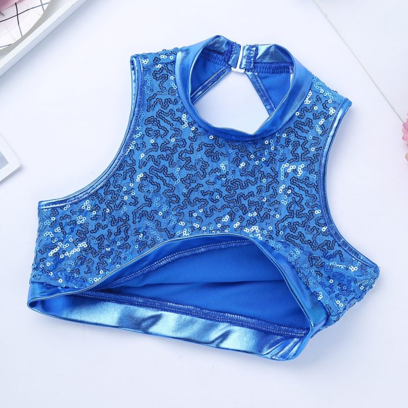 Ensemble costume de danse pour fille, short Leotard – Image 5