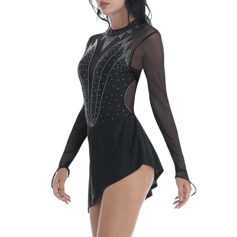 Robe de danse pour femme, à manches longues – Image 5