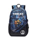 Sac à dos Roblox Thunder USB, cartable en toile étanche