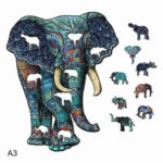 Puzzle animaux en bois, taille A3 – Image 3