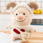Peluche cochon mignon avec accessoires, 30 cm – Image 6