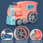 Ensemble train électrique et dominos, son et lumière, pose automatique de dominos – Image 3