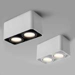 Spot LED COB carré à intensité réglable, montage en Surface, 10/15/20/30W