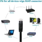 Câble réseau Ethernet plat CAT6, pour raccordement RJ45 – Image 4