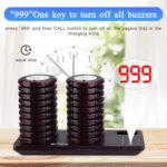 Système d'appel pour client TD163 avec clavier, Buzzers Coasters, 20 pièces – Image 3