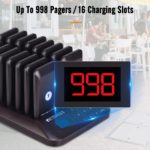 Système d’appel pour client TD157 avec clavier, Buzzers Coasters, 16 pièces – Image 2