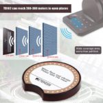 Système d’appel pour client TD162 avec clavier, Buzzers Coasters, 10 pièces – Image 6