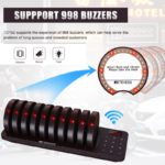 Système d’appel pour client TD162 avec clavier, Buzzers Coasters, 10 pièces – Image 3