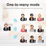 Système de guide touristique sans fil T130, 1 émetteur, 15 récepteurs, 99 canaux – Image 4