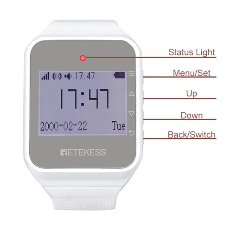 86594-njzcgl.jpg Système d'appel sans fil TD108, montre récepteur, 10 boutons d'appel d'urgence – Image 3