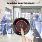 Système d'appel serveurs sans fil, 2 montres récepteurs TD108, 15 boutons TD019 – Image 5