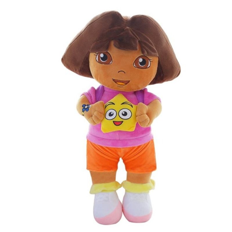 Scb5c446c9cfe44a081c4e32de60ef12en Peluche Dora l'exploratrice, dessin animé, 25 cm – Image 2