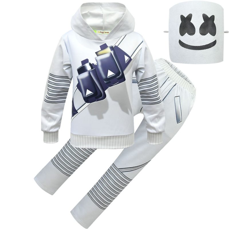 Costume DJ Marshmello pour enfant, 3 pièces – Image 5