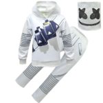 Costume DJ Marshmello pour enfant, 3 pièces – Image 4