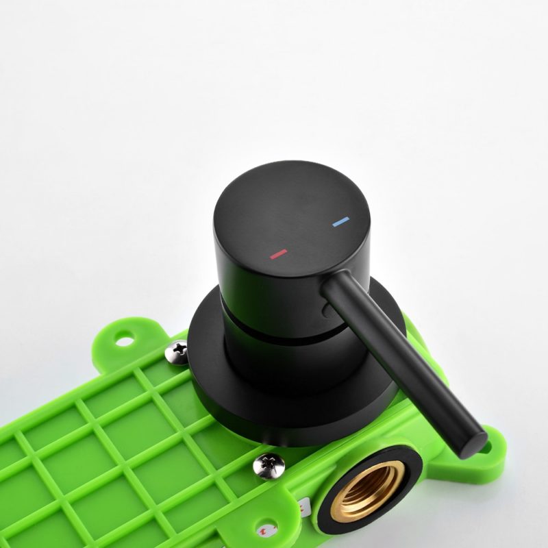 87535-impbc9.jpg Robinet mitigeur mural, montage sur un trou, salle de bain, noir mat – Image 4