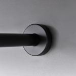 Ensemble de douche à encastrer avec pomme de douche, en laiton noir – Image 3