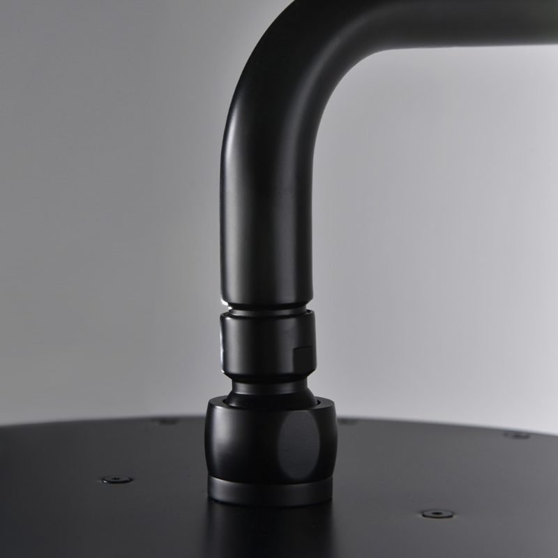 87615-z7ykoe.jpg Ensemble de douche à encastrer avec pomme de douche, en laiton noir – Image 2