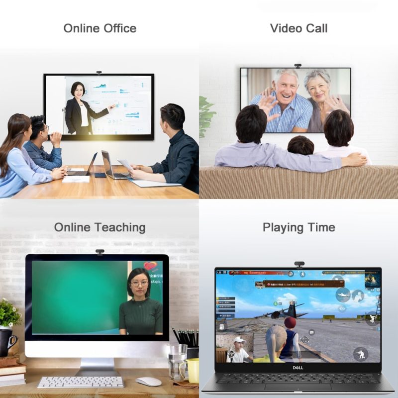 87838-anzsjj.jpg Webcam HD 1080P avec microphone, USB – Image 5