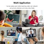 Webcam Full HD 1080P avec microphone, USB, 130° – Image 5