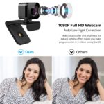 Webcam Full HD 1080P avec microphone, USB, 130° – Image 2