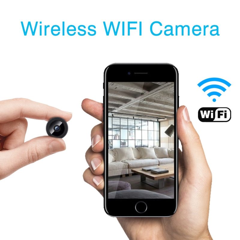 Mini caméra à vision nocturne 1080P, Wifi, avec carte Micro SD 32 GB – Image 2