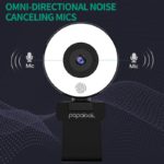 Webcam FHD 1080P 30fps, Streaming direct, Anneau LED, double micro et trépied – Image 2