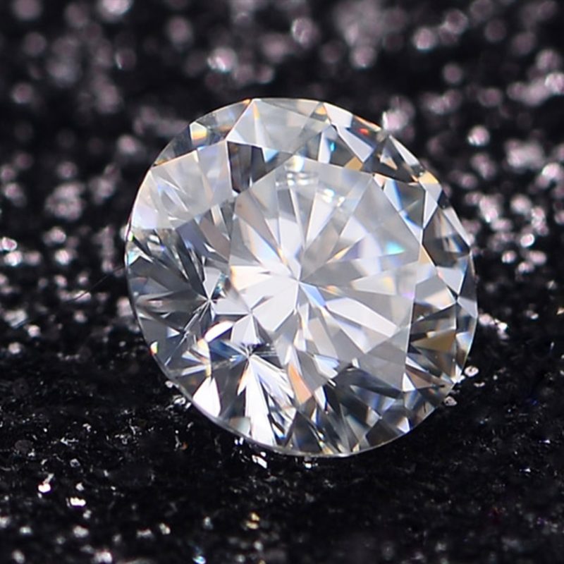Pierre précieuse de Moissanite, 10ct, 14 mm, couleur G, VVS1, Belgium Cut, avec certificat GRA – Image 4