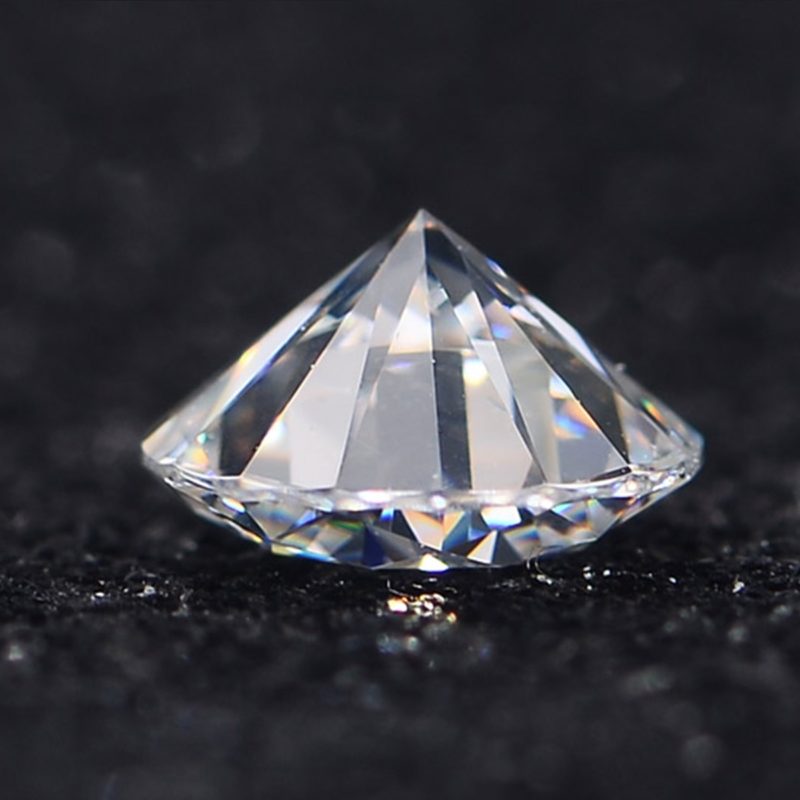Pierre précieuse de Moissanite, 10ct, 14 mm, couleur G, VVS1, Belgium Cut, avec certificat GRA – Image 5