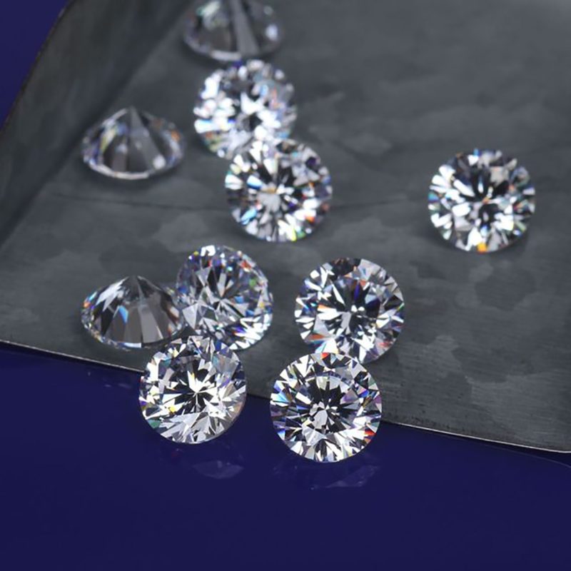 88649-5mprtg.jpg Pierre précieuse Moissanite de 3 à 12 mm, coupe brillante, couleur D VVS1, GRA – Image 5