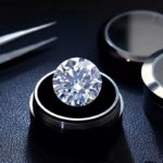 Pierre précieuse Moissanite de 3 à 12 mm, coupe brillante, couleur D VVS1, GRA