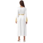 Robe de danse de Ballet à manches longues pour femme, célébration liturgique – Image 3