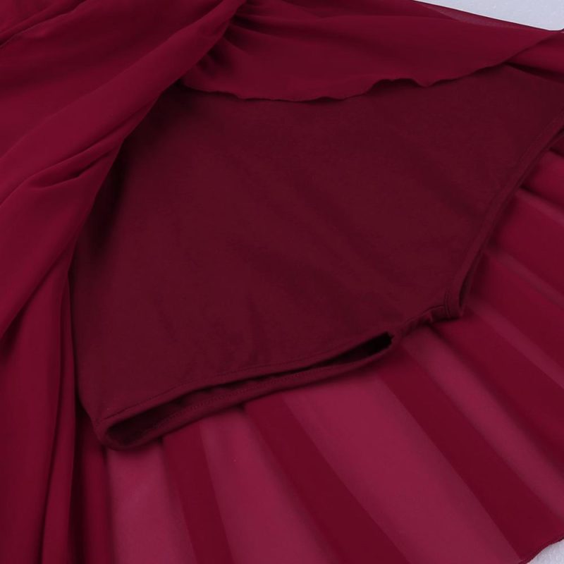 89143-d25dce.jpg Robe de danse lyrique sans manches, dos découpé, asymétrique, en mousseline de soie – Image 6