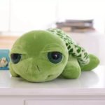 Peluche tortue avec grands yeux, 20 cm – Image 3
