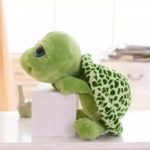 Peluche tortue avec grands yeux, 20 cm – Image 2