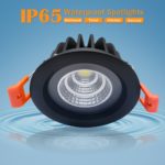Spot LED COB encastrable, imperméable, norme IP65, pour zone humide, 5/7/12W