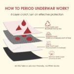Culotte Shorty menstruelle à flux important, absorbante, taille haute – Image 5