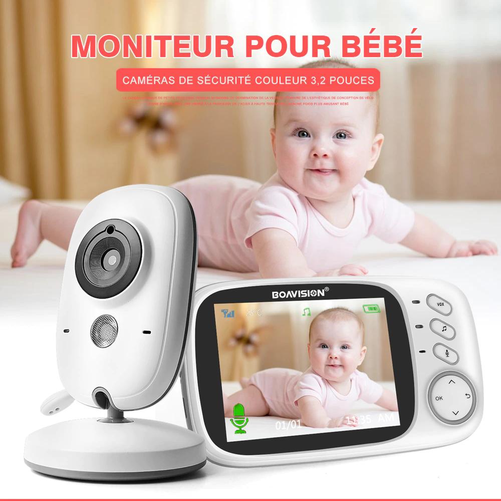 VB603 sans fil vidéo couleur bébé moniteur 3.2 pouces haute