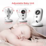 Babyphone sans fil avec écran LCD, dispositif de surveillance avec caméra, vision nocturne, 2 voies audio – Image 2