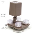 Projecteur LED sous-marin à énergie solaire, lumière blanche chaude – Image 3