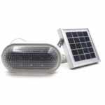 Lampe LED solaire, étanche, 3 modes, éclairage d'extérieur, lumière blanche chaude