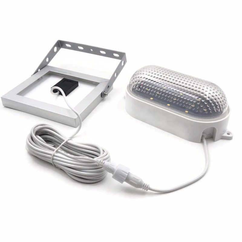 Lampe LED solaire, étanche, 3 modes, éclairage d'extérieur, lumière blanche chaude – Image 2