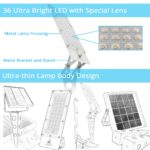 Projecteur LED solaire en métal, étanche, allumage/extinction automatique – Image 2