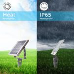 Projecteur LED solaire en métal, étanche, allumage/extinction automatique – Image 5