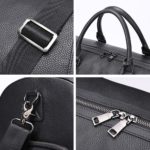 Sac de voyage en cuir véritable, grand sac pour le week-end – Image 6