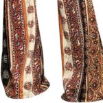 Pantalon évasé taille haute, imprimé, à cloche – Image 5